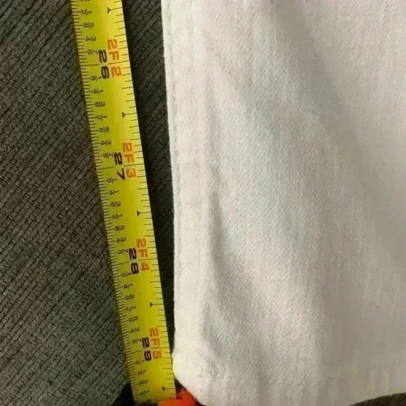 Rag & Bone Dash Slouchy Skinny White Distressed Jeans - Picture 7 of 10